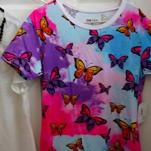Dress with butterflies
